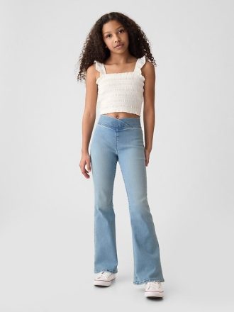 Jeggings cu talie mare pentru copii