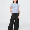 Joggeri largi din poplin pentru copii