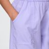 Joggeri largi din poplin pentru copii