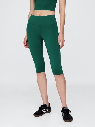 Leggings crop GapFit Smooth cu talie mare