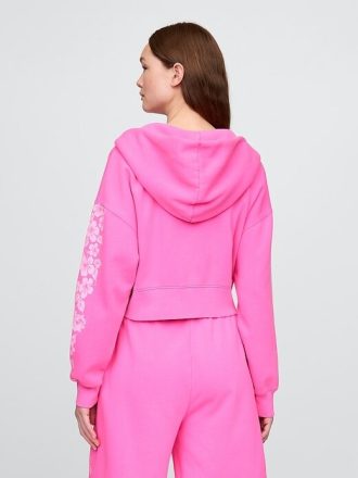 Lilo & Stitch pentru adulți VintageSoft Crop Zip Hoodie