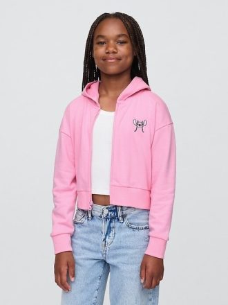 Lilo & Stitch pentru copii French Terry Crop Zip Hoodie