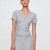 Mini Rib Henley PJ Top Mini Rib Henley PJ Top