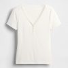 Mini Rib Henley PJ Top Mini Rib Henley PJ Top