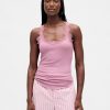 Mini Rib Lace PJ Tank Top Mini Rib Lace PJ Tank Top
