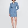 Mini rochie cămașă Western Denim Mini rochie cămașă Western Denim