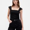 Modern Rib Flutter Tank Top Modern Rib Flutter Tank Top