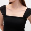Modern Rib Flutter Tank Top Modern Rib Flutter Tank Top
