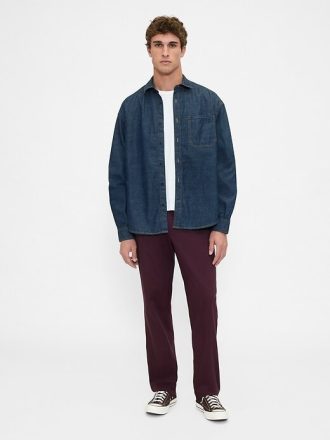Modern Straight Khakis