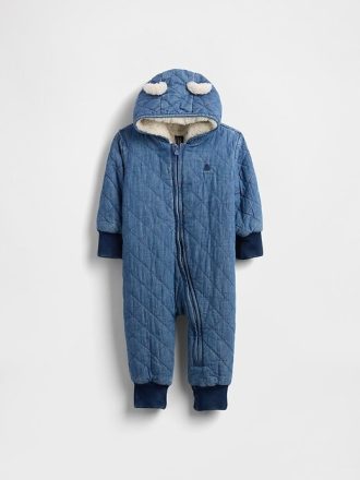 Într-o singură bucată confortabil din denim matlasat pentru copii