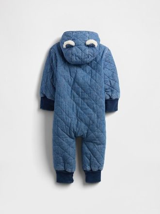 Într-o singură bucată confortabil din denim matlasat pentru copii