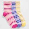 Șosete pentru copii Stripe Crew (pachet de 3) Șosete pentru copii Stripe Crew (pachet de 3)