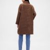 Palton pentru mașină Houndstooth din amestec de lână