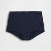 Pantalon scurt din bumbac elastic organic cu talie mare Pantalon scurt din bumbac elastic organic cu talie mare