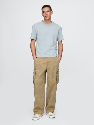 Pantaloni cargo extra largi Camo