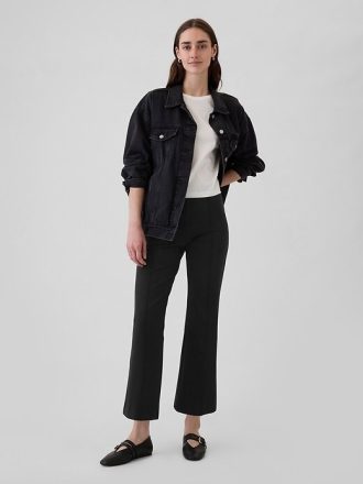 Pantaloni Crop Kick cu talie înaltă