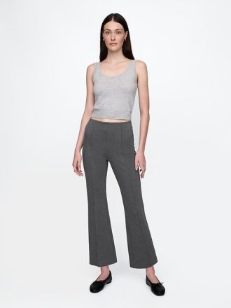 Pantaloni Crop Kick cu talie înaltă