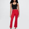 Pantaloni Crop Kick cu talie înaltă Pantaloni Crop Kick cu talie înaltă
