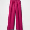 Pantaloni cu picioare largi pentru copii Crinkle Gauze
