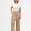 Pantaloni cu pliuri cu talie înaltă Curvy 365 Pantaloni cu pliuri cu talie înaltă Curvy 365