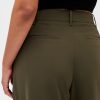 Pantaloni cu pliuri cu talie înaltă Curvy 365 Pantaloni cu pliuri cu talie înaltă Curvy 365