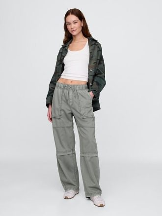 Pantaloni cu talie medie Easy Utility Barrel
