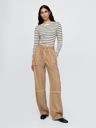 Pantaloni cu talie medie Easy Utility Barrel