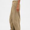 Pantaloni cu talie mijlocie din twill Easy Horseshoe