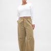 Pantaloni cu talie mijlocie din twill Easy Horseshoe