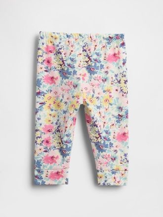 Pantaloni cu tragere din bumbac organic Baby First Favorites