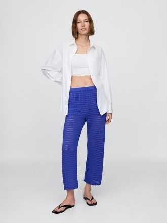 Pantaloni de croșetat 100% bumbac