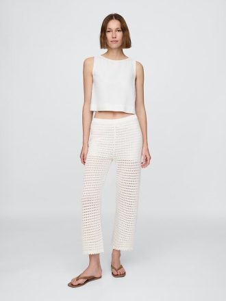 Pantaloni de croșetat 100% bumbac
