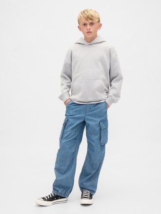 Pantaloni de jogging Cargo Baggy Denim pentru copii