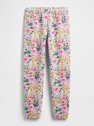 Pantaloni de jogging cu flori pentru copii VintageSoft relaxați