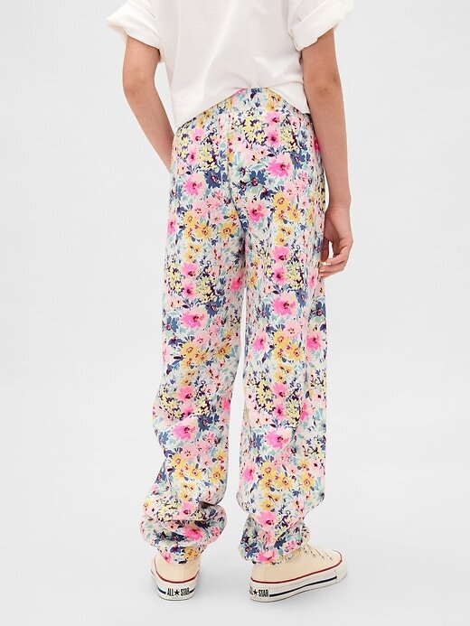 Pantaloni de jogging cu flori pentru copii VintageSoft relaxați Pantaloni de jogging cu flori pentru copii VintageSoft relaxați