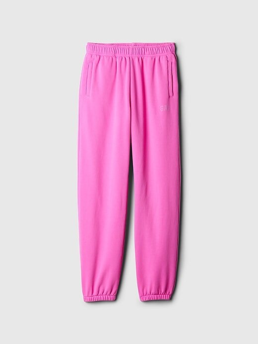 Pantaloni de jogging cu logo moale vintage pentru copii Pantaloni de jogging cu logo moale vintage pentru copii
