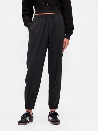 Pantaloni de jogging GapFit Tech cu talie mare cu fermoar