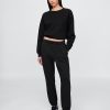 Pantaloni de jogging relaxați VintageSoft cu talie înaltă