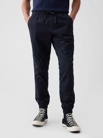 Pantaloni de jogging subțiri din pânză