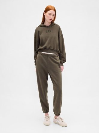 Pantaloni de jogging VintageSoft cu talie mare