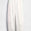 Pantaloni de parașută cu talie medie Pantaloni de parașută cu talie medie