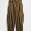 Pantaloni de parașută cu talie medie Pantaloni de parașută cu talie medie