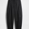 Pantaloni de parașută cu talie medie Pantaloni de parașută cu talie medie
