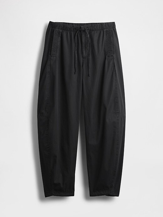 Pantaloni de parașută cu talie medie Pantaloni de parașută cu talie medie