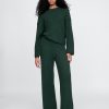 Pantaloni de pulover CashSoft din tricot cu cablu Pantaloni de pulover CashSoft din tricot cu cablu
