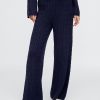 Pantaloni de pulover CashSoft din tricot cu cablu Pantaloni de pulover CashSoft din tricot cu cablu