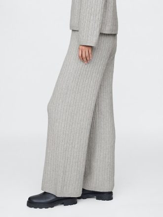 Pantaloni de pulover CashSoft din tricot cu cablu