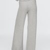 Pantaloni de pulover CashSoft din tricot cu cablu Pantaloni de pulover CashSoft din tricot cu cablu