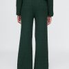 Pantaloni de pulover CashSoft din tricot cu cablu Pantaloni de pulover CashSoft din tricot cu cablu