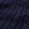 Pantaloni de pulover CashSoft din tricot cu cablu Pantaloni de pulover CashSoft din tricot cu cablu